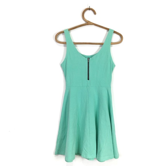 Express dress bundle black white green sundress stretchy size small - Picture 7 of 9